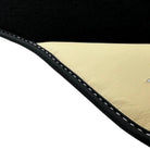 Black Floor Mats for Ferrari 488 Pista Spider (2019-2021) with Crema Nappa Leather - AutoWin