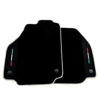 Black Floor Mats For Ferrari 488 Spider 2015-2022 - AutoWin