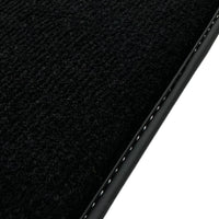 Black Floor Mats for Ferrari 488 Spider (2016-2022) with Cuoio Nappa Leather - AutoWin