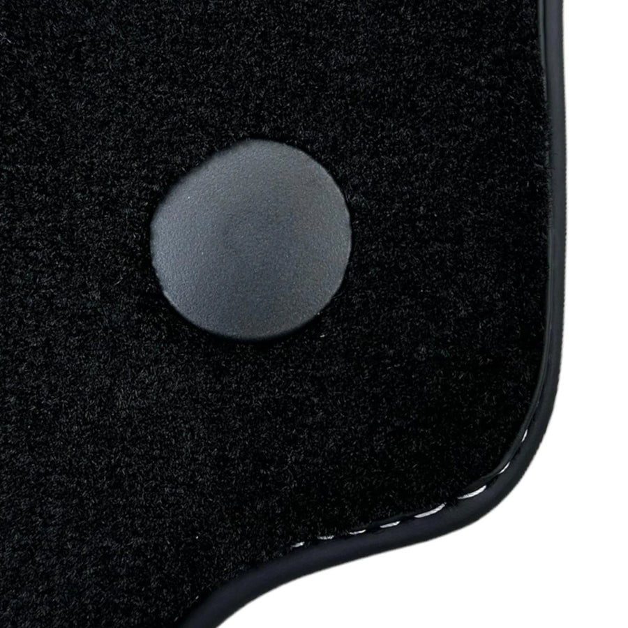 Black Floor Mats for Ferrari 488 Spider (2016-2023) with Bordeaux Nappa Leather | Italian Edition - AutoWin