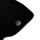 Black Floor Mats for Ferrari 812 GTS (2019-2023) with Red Alcantara Leather - AutoWin