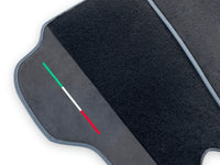 Black Floor Mats For Ferrari California 2008-2014 With Alcantara - AutoWin