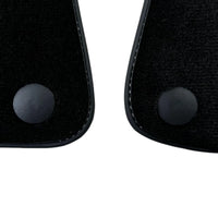 Black Floor Mats for Ferrari California (2008-2014) with Crema Nappa Leather - AutoWin