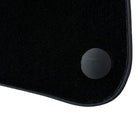 Black Floor Mats For Ferrari California T 2015–2018 with Brown Leather - AutoWin