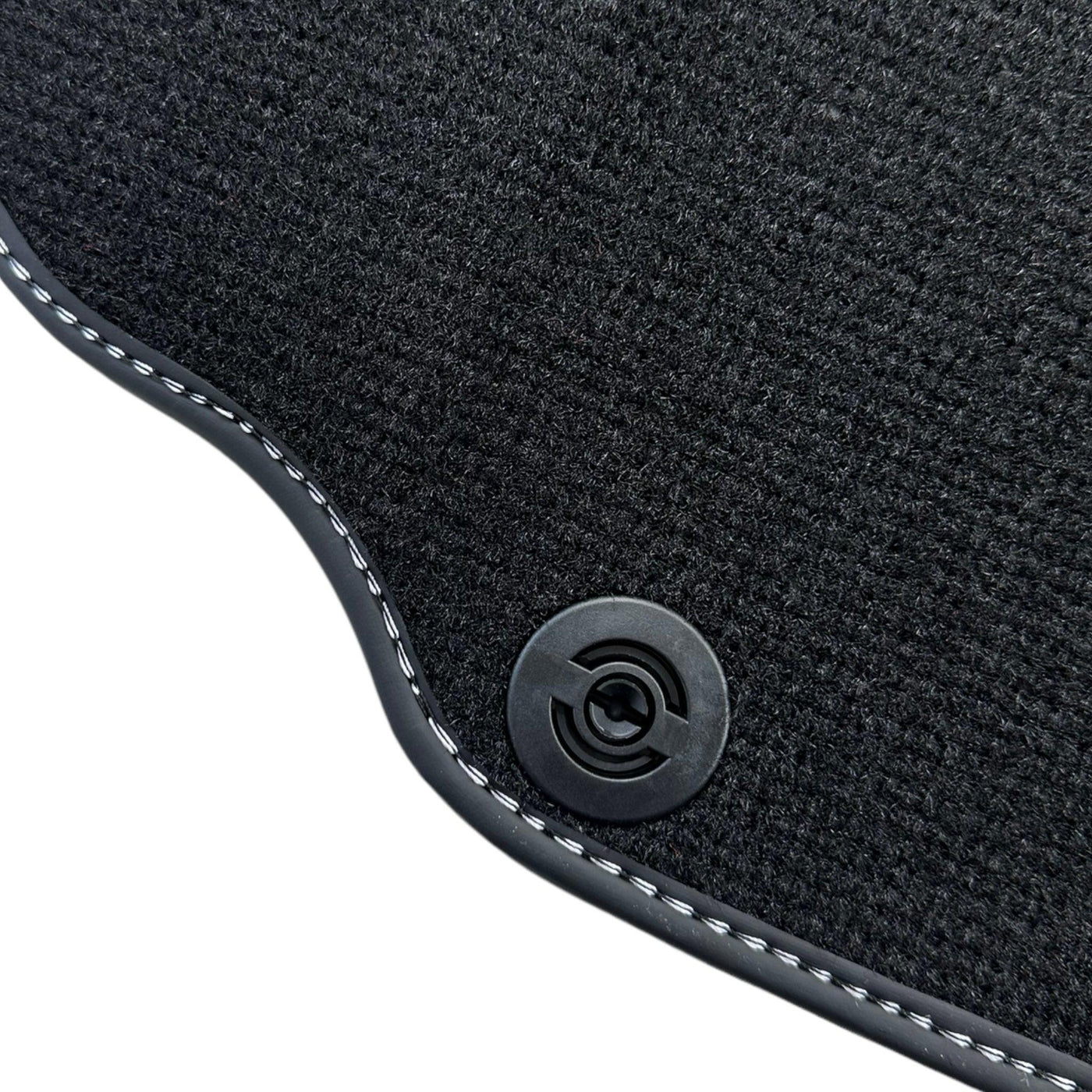 Black Floor Mats for Ferrari F12 Berlinetta (2012-2022) with Carbon Leather - AutoWin