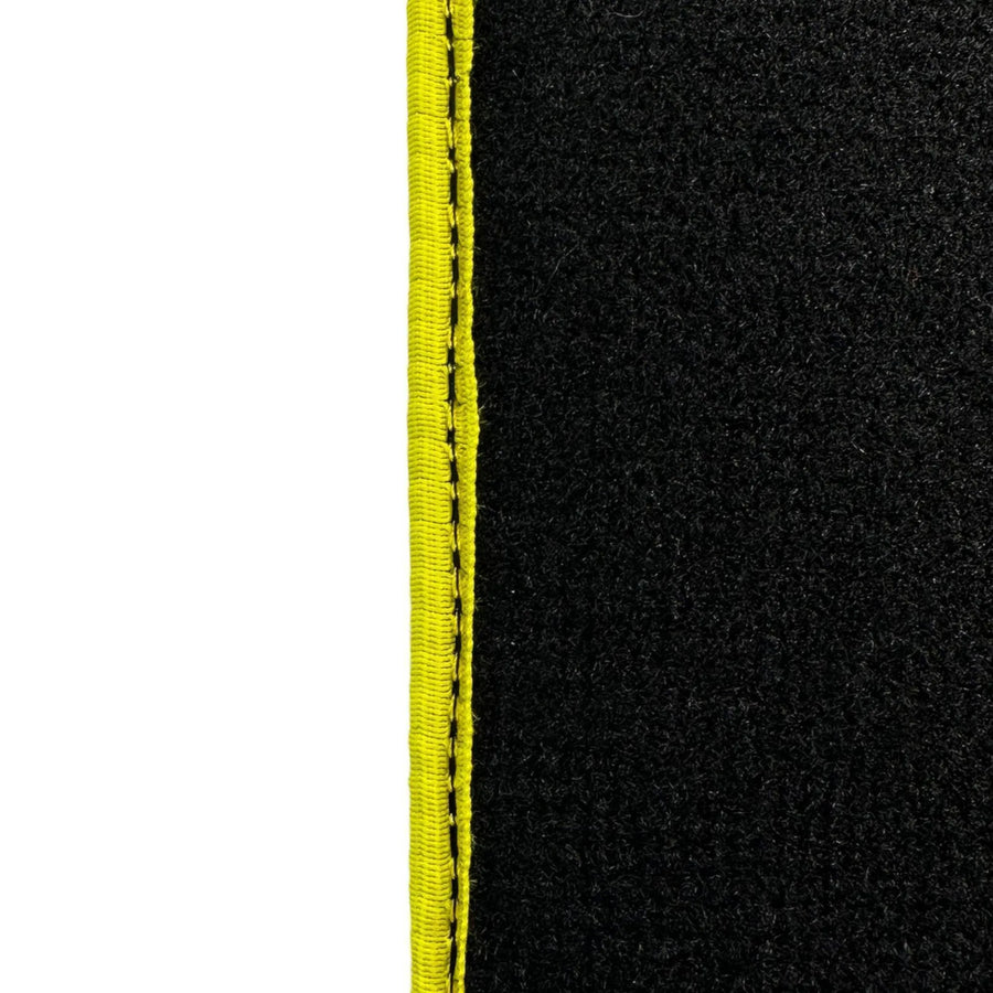 Black Floor Mats for Ferrari F12 Berlinetta (2012-2022) with Leather