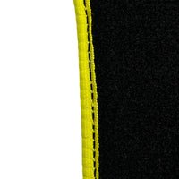 Black Floor Mats for Ferrari F12 TRS (2014) with Carbon Leather - AutoWin