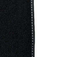 Black Floor Mats for Ferrari F12 TRS (2014) with Leather - AutoWin