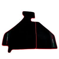 Black Floor Mats For Ferrari F355 1994-1999 With Alcantara Leather - AutoWin