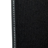 Black Floor Mats for Ferrari F430 (2004-2009) with Leather