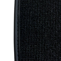 Black Floor Mats for Ferrari F8 Spider (2019-2023) with Leather