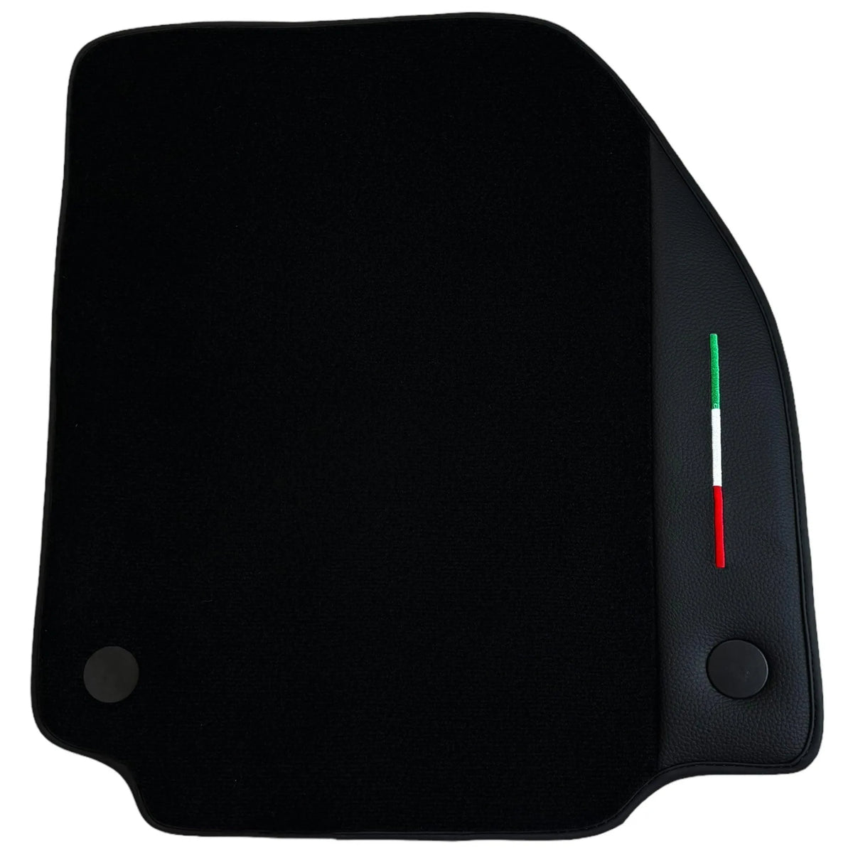 Black Floor Mats for Ferrari F8 Spider (2019-2023) with Leather