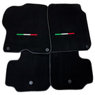 Black Floor Mats For Ferrari GTC4 Lusso (2016-2023) Italian Edition - AutoWin