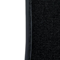 Black Floor Mats For Ferrari GTC4 Lusso (2016-2023) with Leather - AutoWin