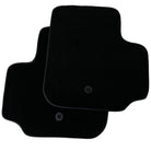 Black Floor Mats For Ferrari GTC4 Lusso (2016-2023) with Leather - AutoWin