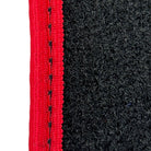 Black Floor Mats for Ferrari GTC4 Lusso with Leather and Red Trim | Right Hand Drive - AutoWin