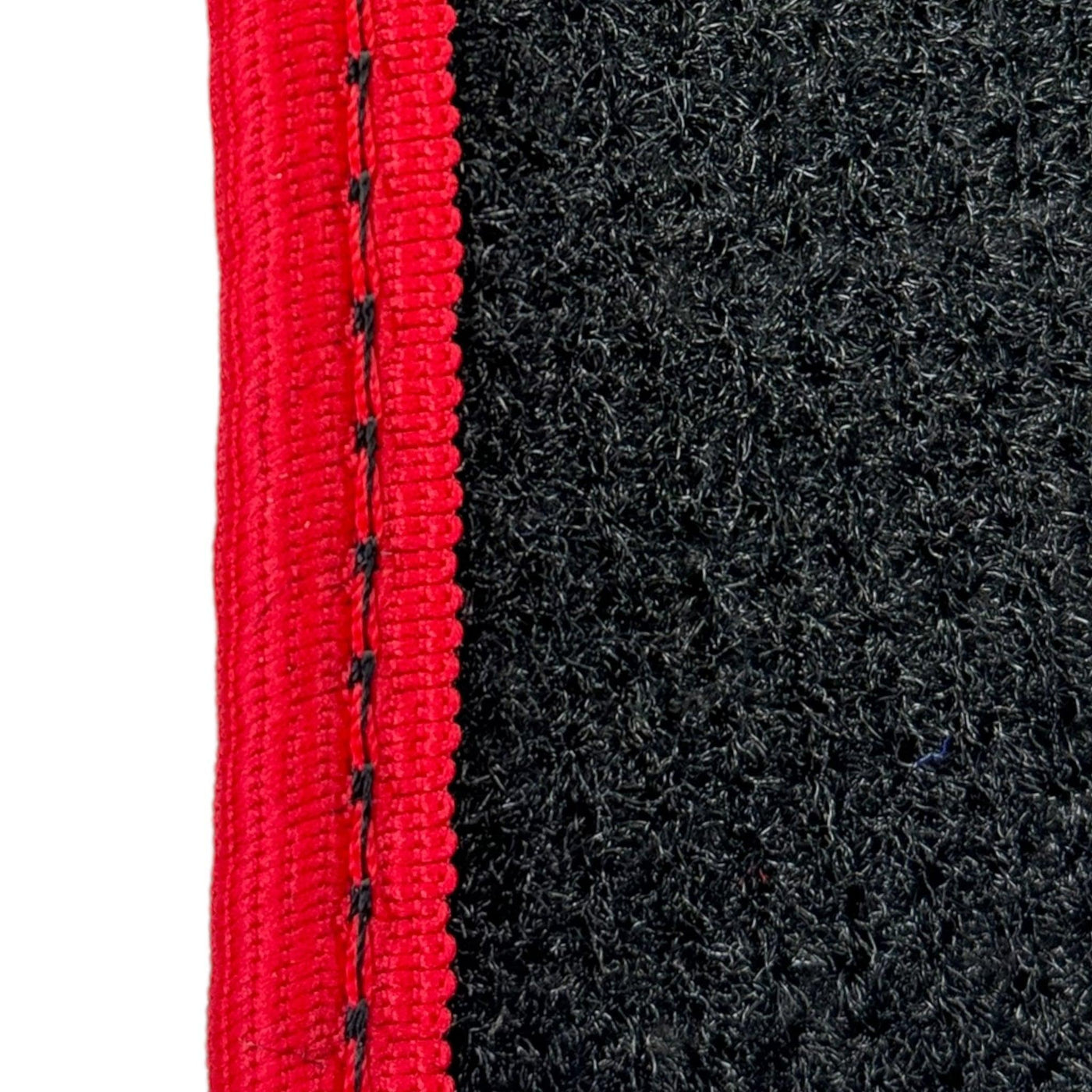 Black Floor Mats for Ferrari GTC4 Lusso with Leather and Red Trim | Right Hand Drive - AutoWin