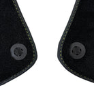 Black Floor Mats for Ferrari Portofino (2018-2023) with Leather - AutoWin