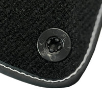 Black Floor Mats for Ferrari Portofino M (2018-2023) with Leather