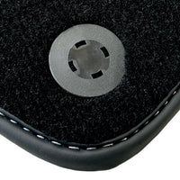 Black Floor Mats for Ferrari Portofino M (2018-2023) with Leather