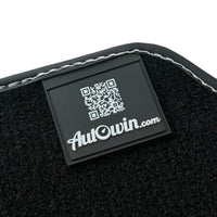 Black Floor Mats for Ferrari Portofino M (2018-2023) with Leather