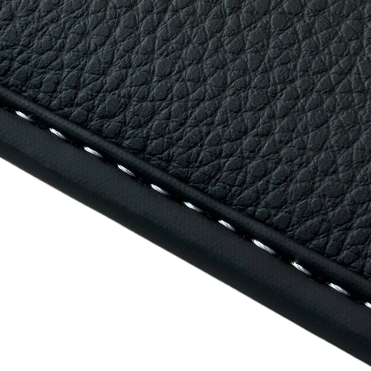 Black Floor Mats for Ferrari Portofino M (2018-2023) with Leather