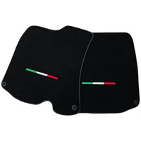 Black Floor Mats For Ferrari Roma (2021-2024) Italian Edition - AutoWin
