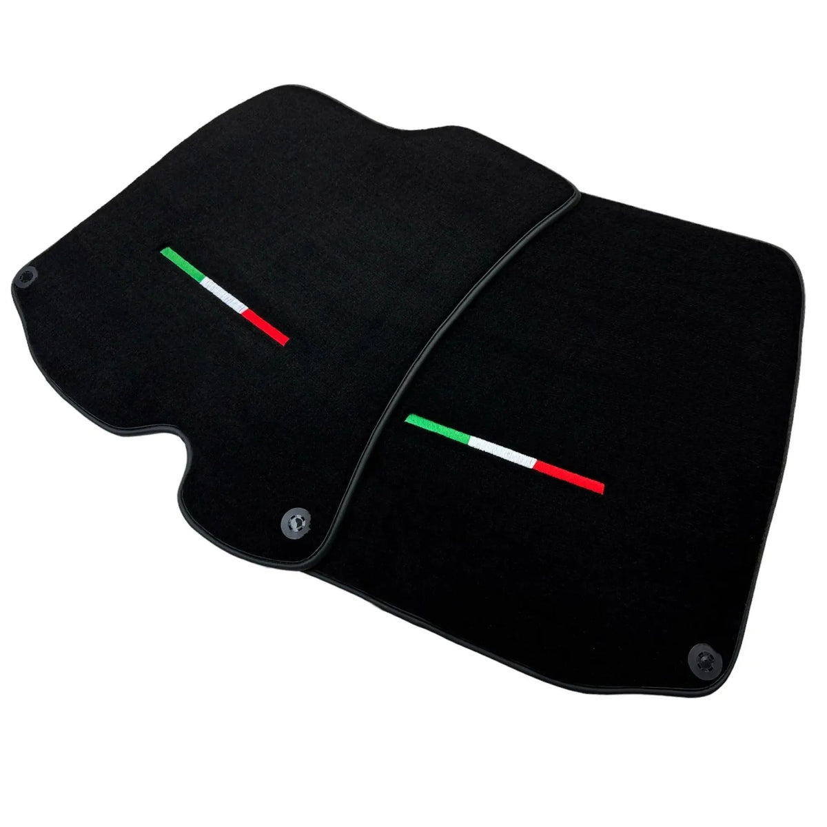 Black Floor Mats For Ferrari Roma (2021-2027) Italian Edition