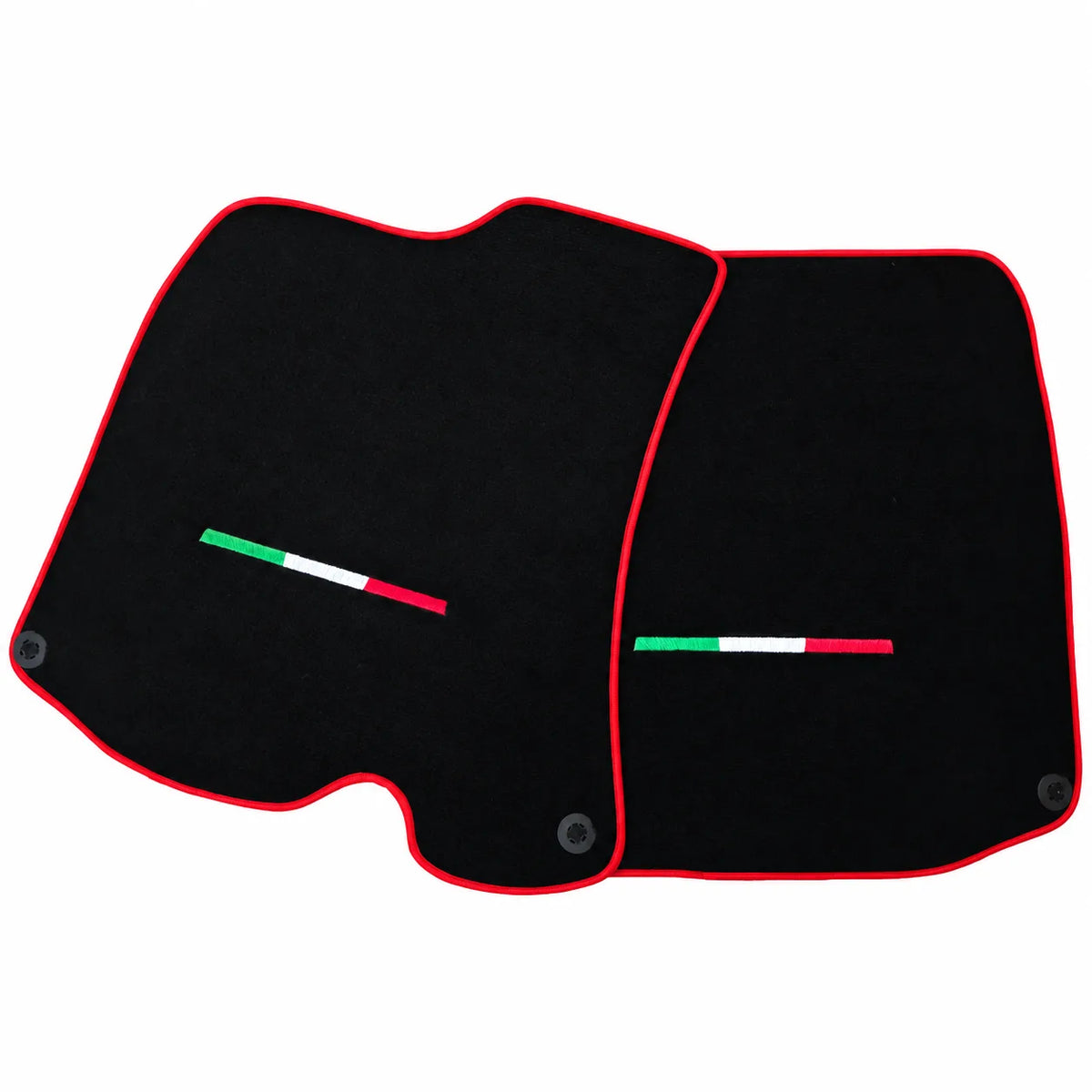 Black Floor Mats For Ferrari Roma (2021-2027) Italian Edition