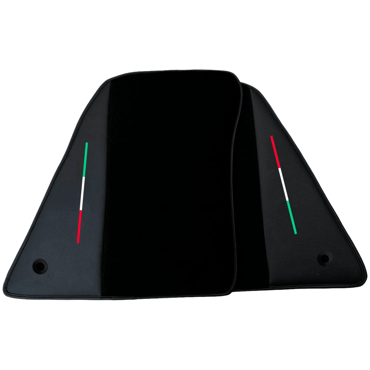Black Floor Mats for Ferrari SF90 Stradale (2019-2024) with Leather