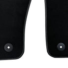 Black Floor Mats for Fiat 500 (2008-2013) | Black Trim - AutoWin