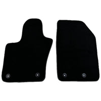 Black Floor Mats for Fiat 500 (2008-2013) | Black Trim - AutoWin