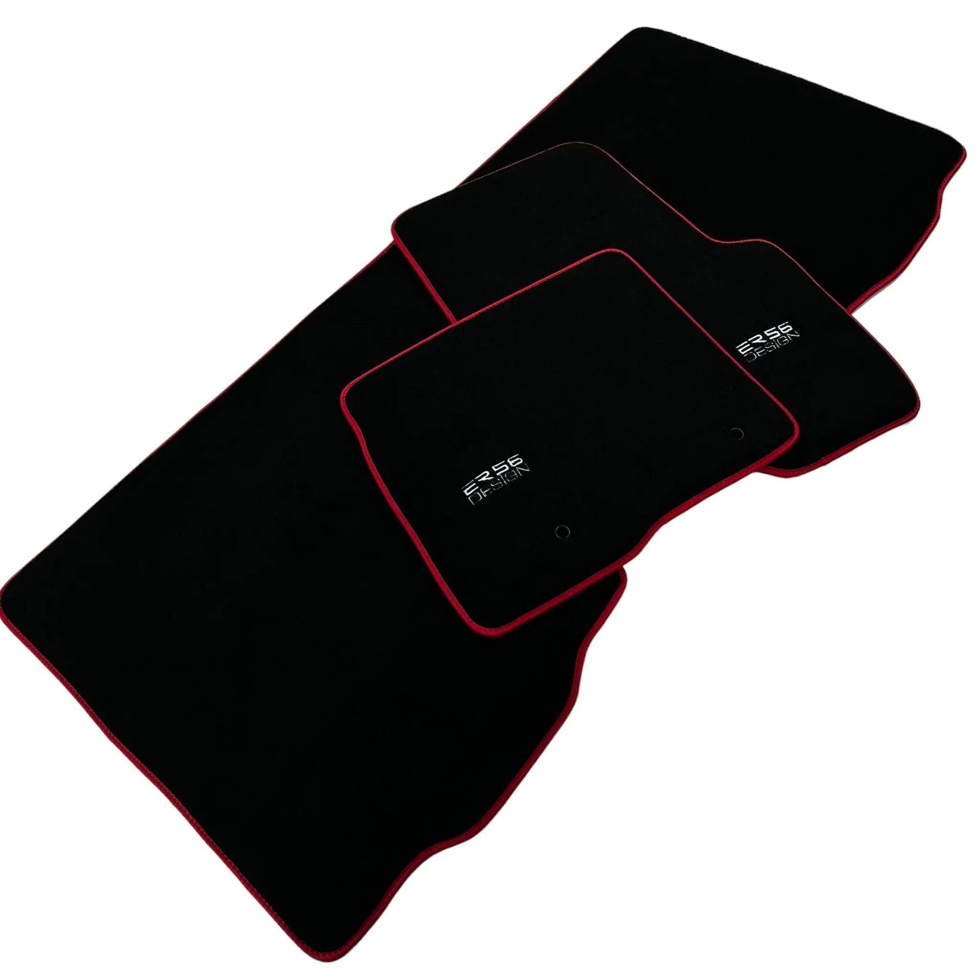Black Floor Mats For Ford F150 (2015-2020) ER56 Design - AutoWin