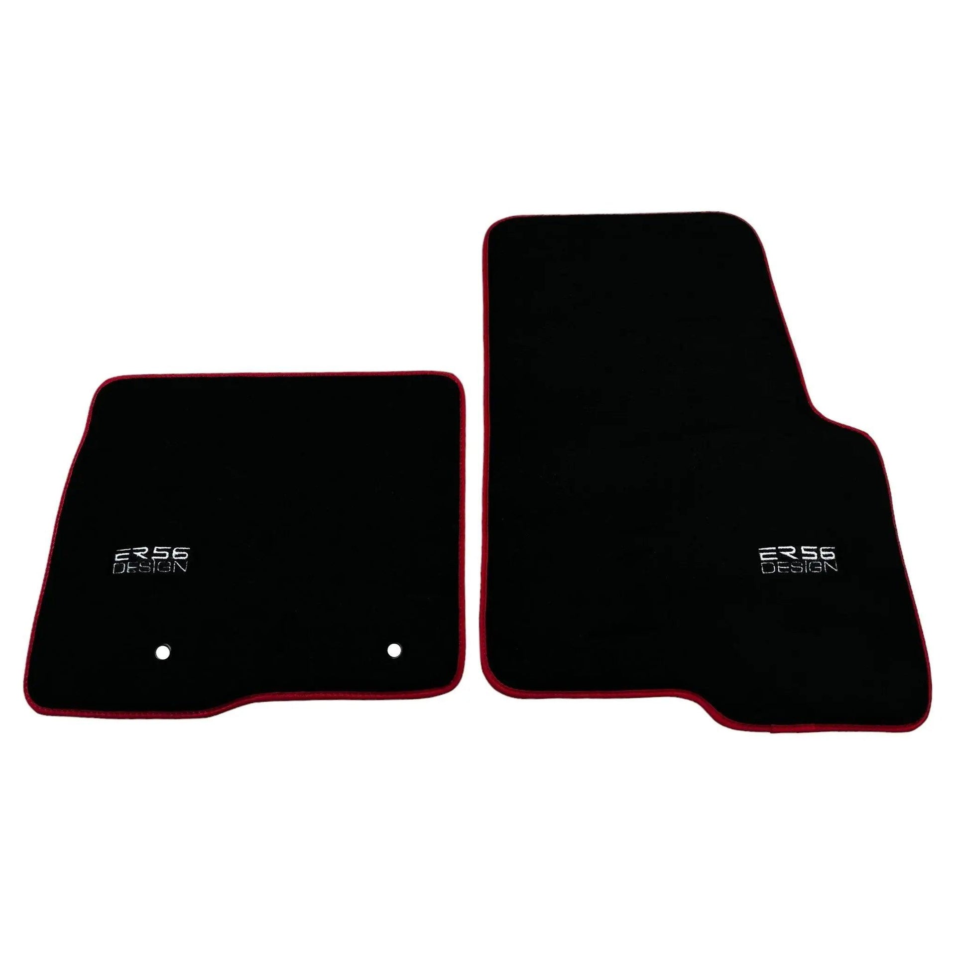 Black Floor Mats For Ford F150 (2015-2020) ER56 Design - AutoWin
