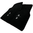 Black Floor Mats For Ford Mustang V (2004-2010) With Pony - AutoWin