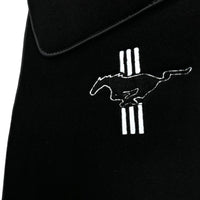 Black Floor Mats For Ford Mustang V (2004-2010) With Pony - AutoWin