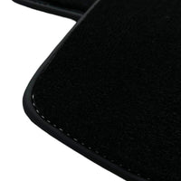 Black Floor Mats For Ford Mustang V (2004-2010) With Pony - AutoWin