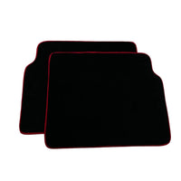 Black Floor Mats For Honda Civic VI (1995-2000) ER56 Design with Red Trim - AutoWin
