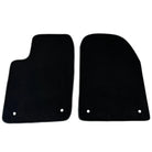 Black Floor Mats for Jeep Renegade Plug-in Hybrid (2020-2024) Co Driver with Fixing System - AutoWin