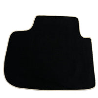 Black Floor Mats For Kia Sportage (1994-2002) ER56 Design | Beige Trim - AutoWin