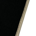 Black Floor Mats For Kia Sportage (1994-2002) ER56 Design | Beige Trim - AutoWin