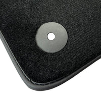 Black Floor Mats for Lamborghini Aventador S with Alcantara Leather - AutoWin