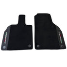 Black Floor Mats for Lamborghini Aventador S with Alcantara Leather - AutoWin