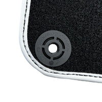 Premium Black Leather Floor Mats for Lamborghini Huracan STO