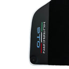 Premium Black Leather Floor Mats for Lamborghini Huracan STO