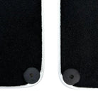 Custom Black Floor Mats for Lamborghini Huracan STO - White Trim