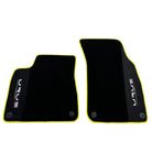 Black Floor Mats For Lamborghini Urus With Alcantara Leather - AutoWin