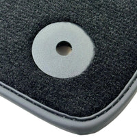 Black Floor Mats for Lamborghini Urus with Dark Brown Leather | ER56 Design - AutoWin