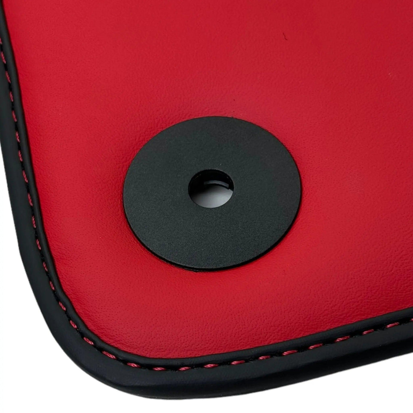 Black Floor Mats for Lamborghini Urus with Red Leather | ER56 Design - AutoWin