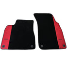 Black Floor Mats for Lamborghini Urus with Red Leather | ER56 Design - AutoWin